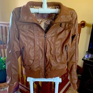 🦚Ci Sono Vegan Leather Jacket